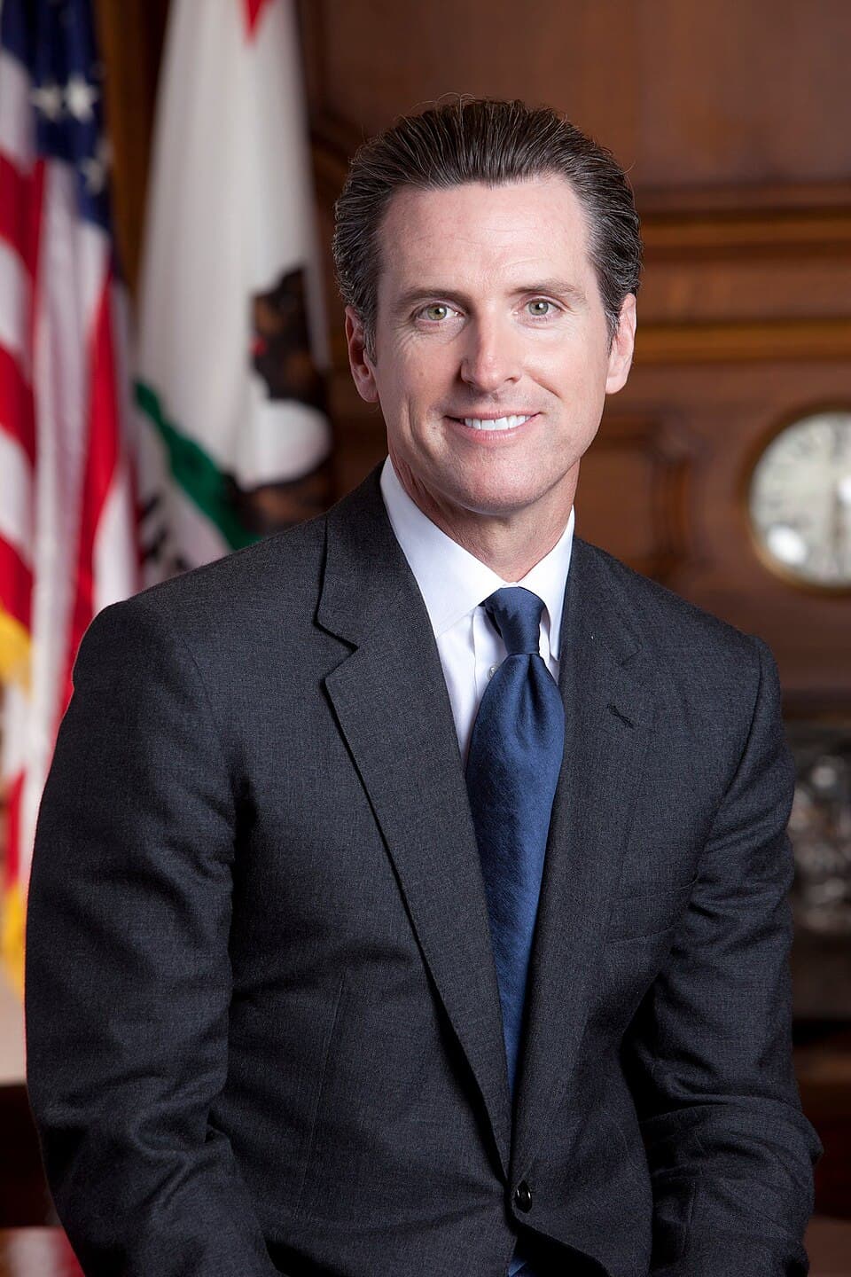 Gavin Newsom, official California gubernatorial portrait